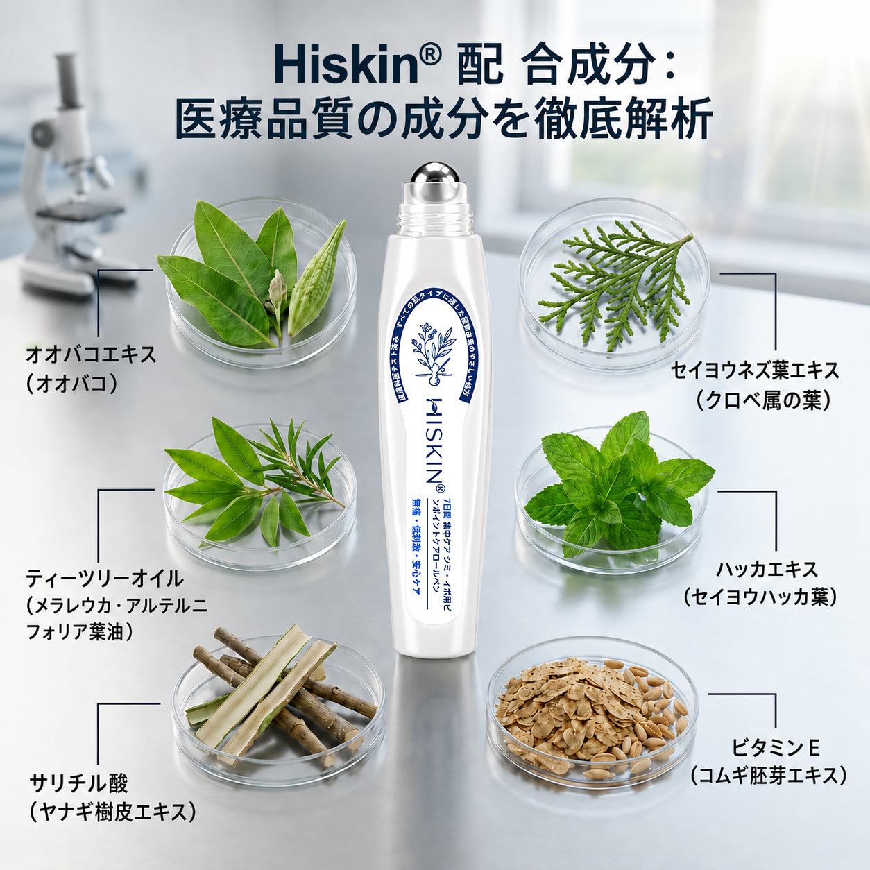 薬剤師もおすすめ💕 Hiskin® 7日間 タグ＆スポットイレーサー🪄 （痛みゼロ・傷あとゼロを目指すローラーボールタイプ）👩‍⚕️