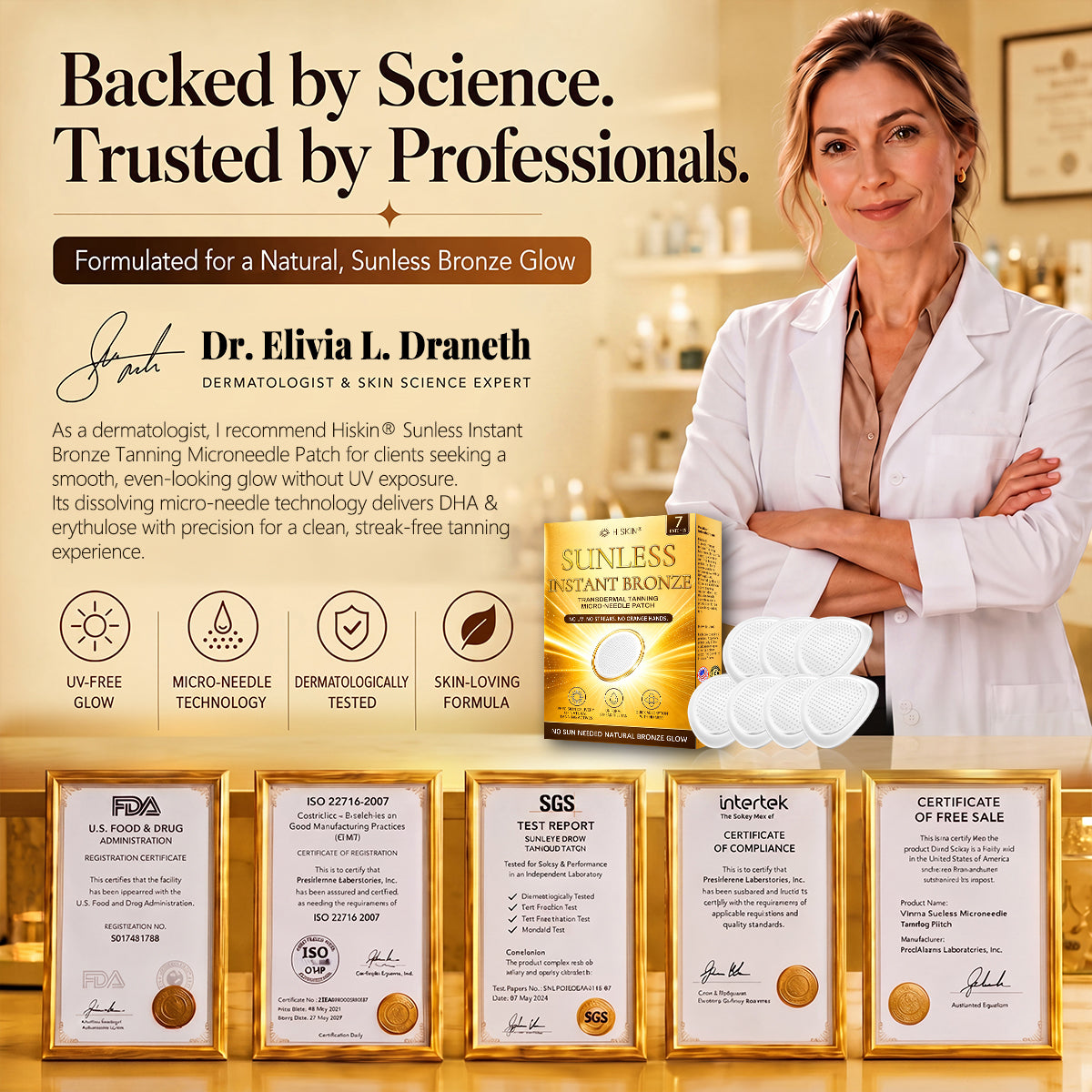 𝑶𝒇𝒇𝒊𝒄𝒊𝒂𝒍 𝑺𝒕𝒐𝒓𝒆 | ☀️☀️ 𝐇𝐢𝐬𝐤𝐢𝐧® 𝐒𝐮𝐧𝐥𝐞𝐬𝐬 𝐈𝐧𝐬𝐭𝐚𝐧𝐭 𝐁𝐫𝐨𝐧𝐳𝐞 𝐓𝐚𝐧𝐧𝐢𝐧𝐠 𝐌𝐢𝐜𝐫𝐨𝐧𝐞𝐞𝐝𝐥𝐞 𝐏𝐚𝐭𝐜𝐡